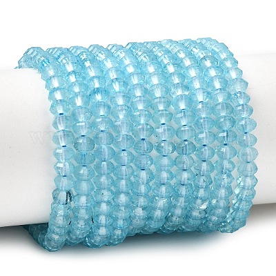 Natürliche blaue Topas-Perlenstränge&nbsp;G-K376-I07-3x4mm-1