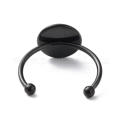 Компоненты открытого кольца манжеты из нержавеющей стали 304 RJEW-WH0011-07C-EB-1