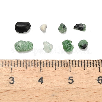 Натуральный рубин в Зойсайт бисера G-D345-03-1