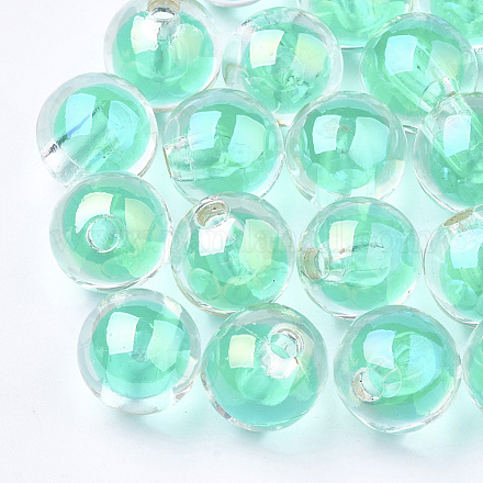 Abalorios de acrílico transparentes TACR-S148-11I-1