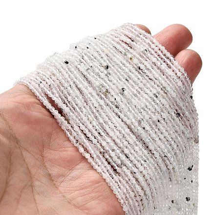 Бусины из натурального радужного лунного камня G-RM2025-A15-2mm-1