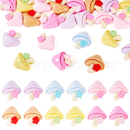 Кабошоны из непрозрачной смолы CRES-TA0001-46-1