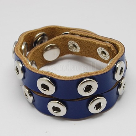 Créations bracelet en cuir X-AJEW-R024-04-1