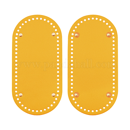 PU Leather Oval Bag Bottom FIND-PH0016-002F-1
