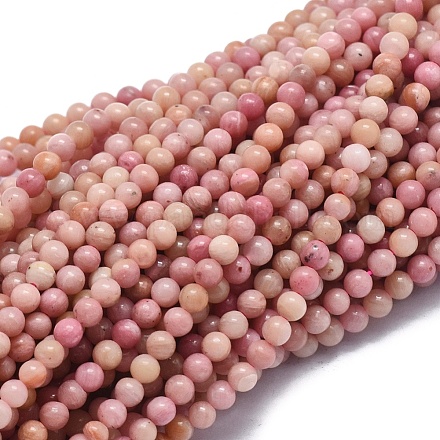 Chapelets de perles en rhodonite naturelle X-G-A177-04-16-1