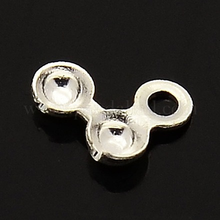 Bouts de perle en laiton X-KK-N0002-05S-1