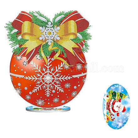 Diy рождественская тема дисплей декор наборы для алмазной живописи XMAS-PW0001-101F-1