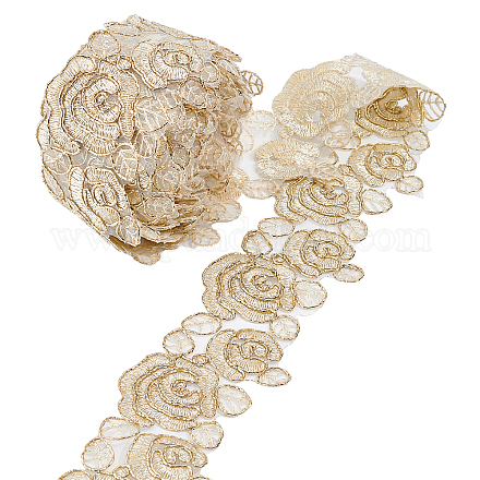 PandaHall 3D Flower Lace Trim OCOR-PH0001-71-1