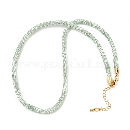 Изготовление ожерелий из круглого нейлонового хлопкового шнура диаметром 4 мм NJEW-C106-02G-09-1