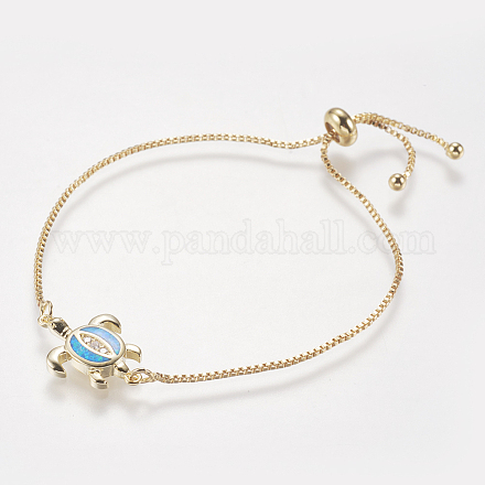 Adjustable Brass Bolo Bracelets BJEW-I240-01G-02-1
