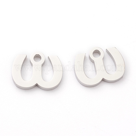 304 Stainless Steel Charms STAS-G244-01W-1