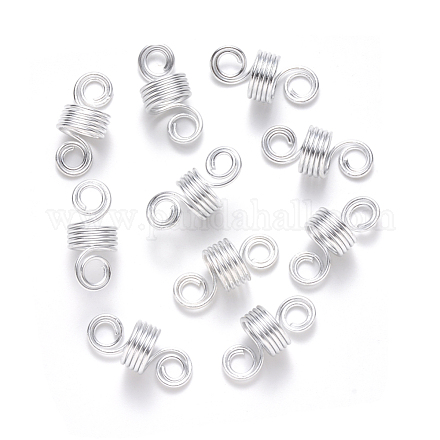 Perles de dreadlock de tresse de cheveux en aluminium X-ALUM-S017-001B-1