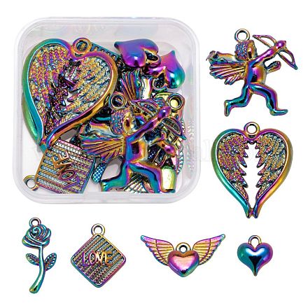 Подвески из сплава 12шт 6 стиля FIND-LS0001-36MC-1