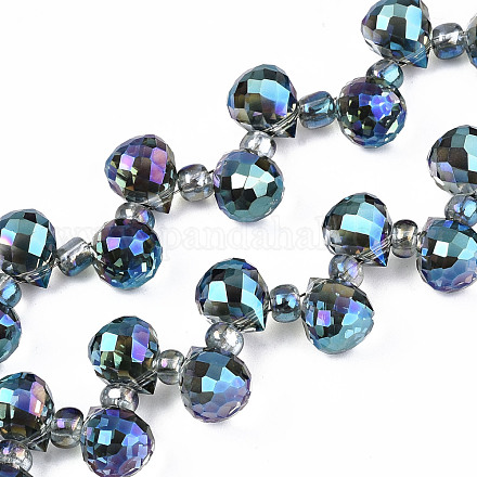 Chapelets de perles en verre transparente   GLAA-T006-14A-1