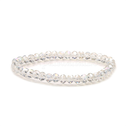 Модные граненые стеклянные бусины-рондель TQ6391-7-1