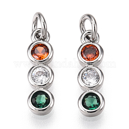 Латунные подвески из микро-паве KK-K360-12P-1-1