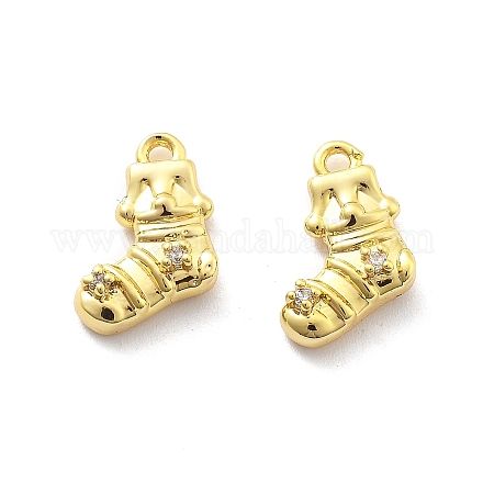 Латунные микро проложить кубического циркония подвески KK-U049-04G-04-1