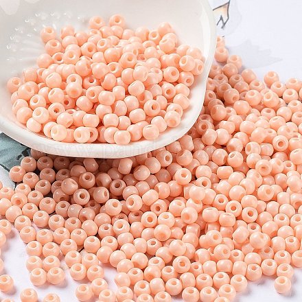Baking Paint Glass Seed Beads SEED-H002-I-A519-1