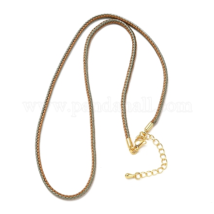 Изготовление ожерелья из плетеного нейлонового шнура толщиной 2.5 мм FIND-G095-01G-18-1