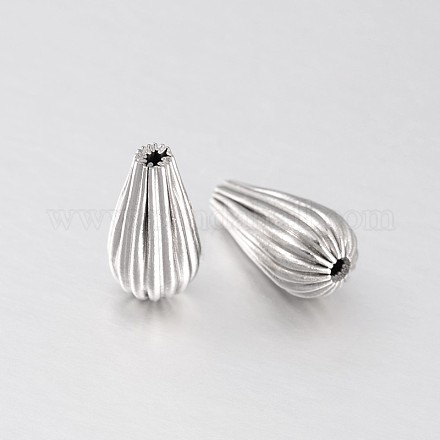 Larme 304 perles ondulées en acier inoxydable STAS-N056-03C-1