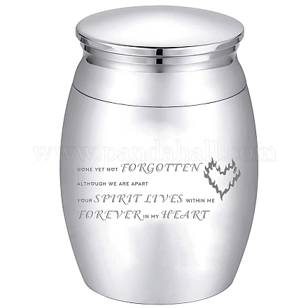 Kit urna per cremazione in lega creatcabin AJEW-CN0001-10K-1