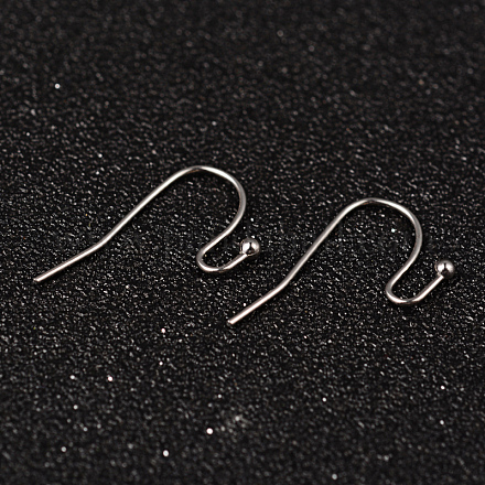 304 Stainless Steel Earring Hook Jewelry Findings STAS-M248-01-1