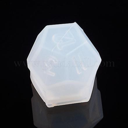 Silicone Dice Molds X-DIY-L021-29-1