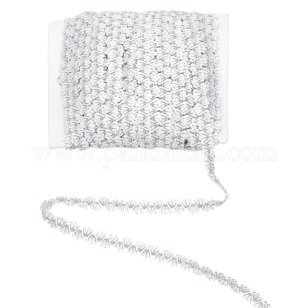 15 ярд полиэфирной кружевной ленты OCOR-WH0088-35B-1