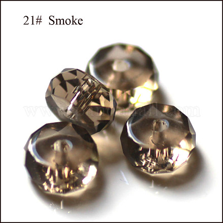Abalorios de cristal austriaco de imitación SWAR-F078-8x12mm-21-1