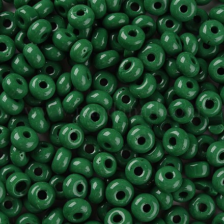 Opaque Colours Glass Round Beads SEED-S045-002A-A05-1