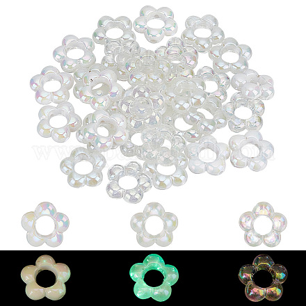 Arricraft 36 pièces 3 couleurs cadre de perles acryliques lumineuses LACR-AR0001-01-1