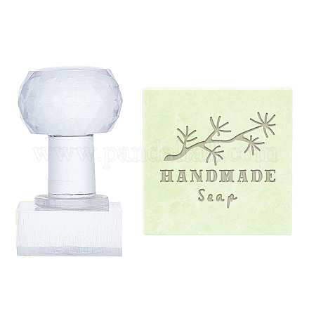 Tampons de savon acrylique clair DIY-WH0438-018-1