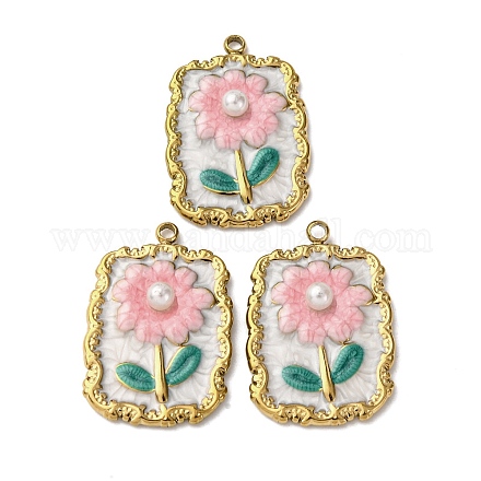 Подвески из нержавеющей стали 304 с эмалью STAS-P406-26B-G-1