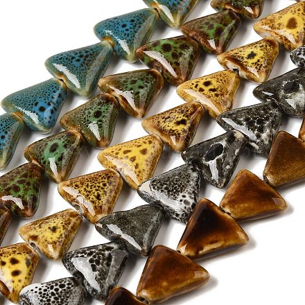 Фарфора ручной работы бисер нитей PORC-P028-01A-1