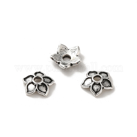 Тибетском стиле сплав шарик крышки PALLOY-P302-04B-AS-1