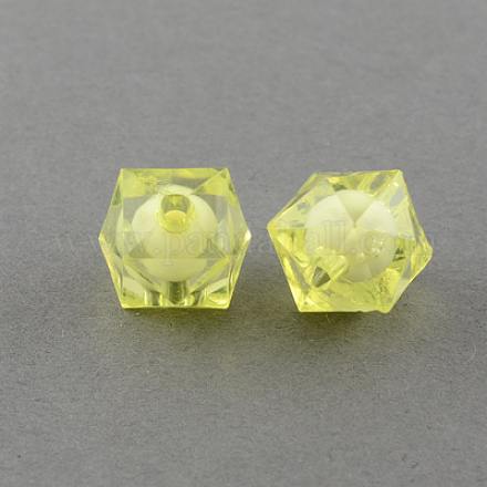 Perles en acrylique transparente TACR-S112-10mm-03-1