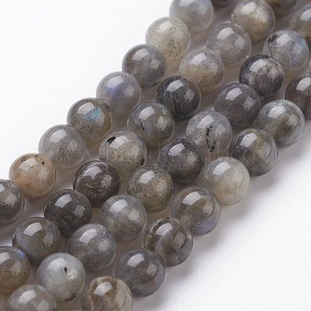 Chapelets de perles en labradorite naturelle X-G-J352-01-8mm-1