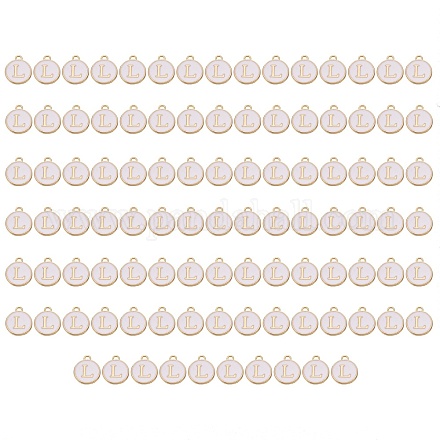 Charms aus vergoldeter Emaille-Legierung ENAM-SZ0001-26A-L-1