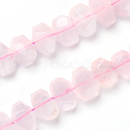 Natürlichen Rosenquarz Perlen Stränge G-I283-C01-1