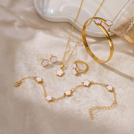 ホワイトエナメル バングル エナメルブレスレット 《ミニ・クリック・ケリー/エルメス・フラッグ