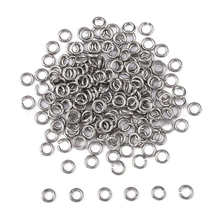 304 in acciaio inox anelli di salto aperto STAS-Q186-02-4x0.8mm-1