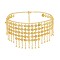 Iron Multi-Layered Coin Tassel Waist Belly Chains for Women, Golden, 740mm