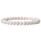 Natural Crackle Agate Round Beaded Stretch Bracelet,