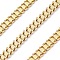 304 Stainless Steel Oval Link Chains, Ion Plating(IP), Unwelded, with Spool, Real 18K Gold Plated, 5x7x1.5mm