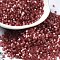 Glass Bugle Beads, Imitation Cat Eye, Cylinder, Dark Red, 2x1.5mm, Hole: 1.2mm, about 2777pcs/10g