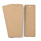 Blank Kraft Paper Card Bookmark Findings, Rectangle, Tan, 150x51x0.5mm, Hole: 4mm