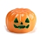 Halloween Resin Figurine Statues for Home Office Desktop Decoration, Pumpkin, 15x24.5x24.5mm