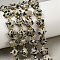 Natural Dalmatian Jasper Beads Strands, Chunky Star, with Seed Beads, 9~9.5x10x6mm, Hole: 0.8~0.9mm, about 35pcs/strand, 14.72~15''(37.4~38.1cm)