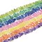 Natural Crackle Quartz Beads Strands, Dyed, Nuggets, Mixed Color, 13~31x7~12x7~12mm, Hole: 1.2mm, about 52~53pcs/strand, 15.75''~15.94''(40~40.5cm)