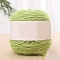 Polyester Knitting Yarn, for Garments Scarves Sweater Shawl Hats, Yellow Green, 200g/skein